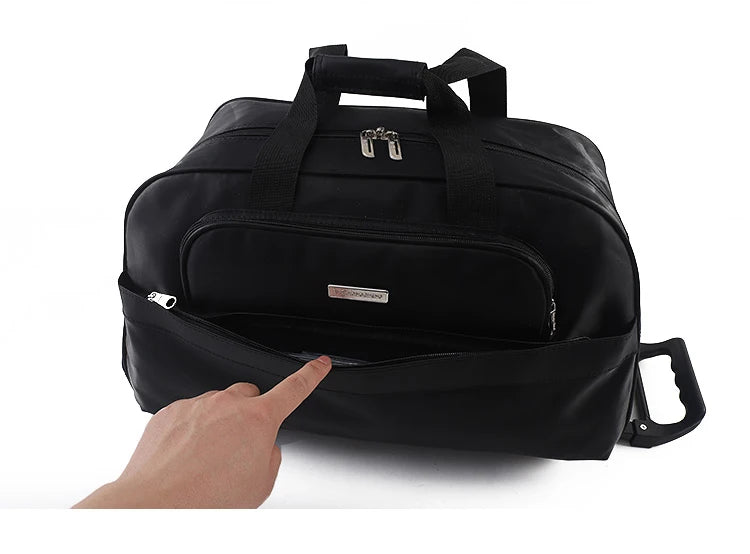 Large Capacity Men Trolley Bag Portable Waterproof Travel Suitcase Women Rolling Luggage With Wheels Carry-On Bags