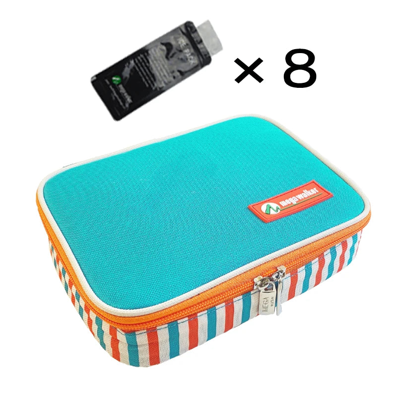 MegaWalke Insulin Cooler Bag Portable Insulated Diabetic Insulin Travel Case Cooler Box Bolsa Termica  Aluminum Foil ice bag