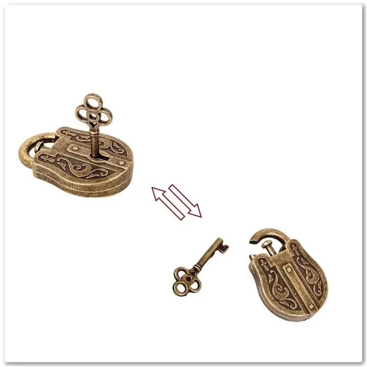 Creative Classic IQ Metal Brain Teaser Magic Baffling Puzzles Game Toys for Children Adults Funny Kids Gifts