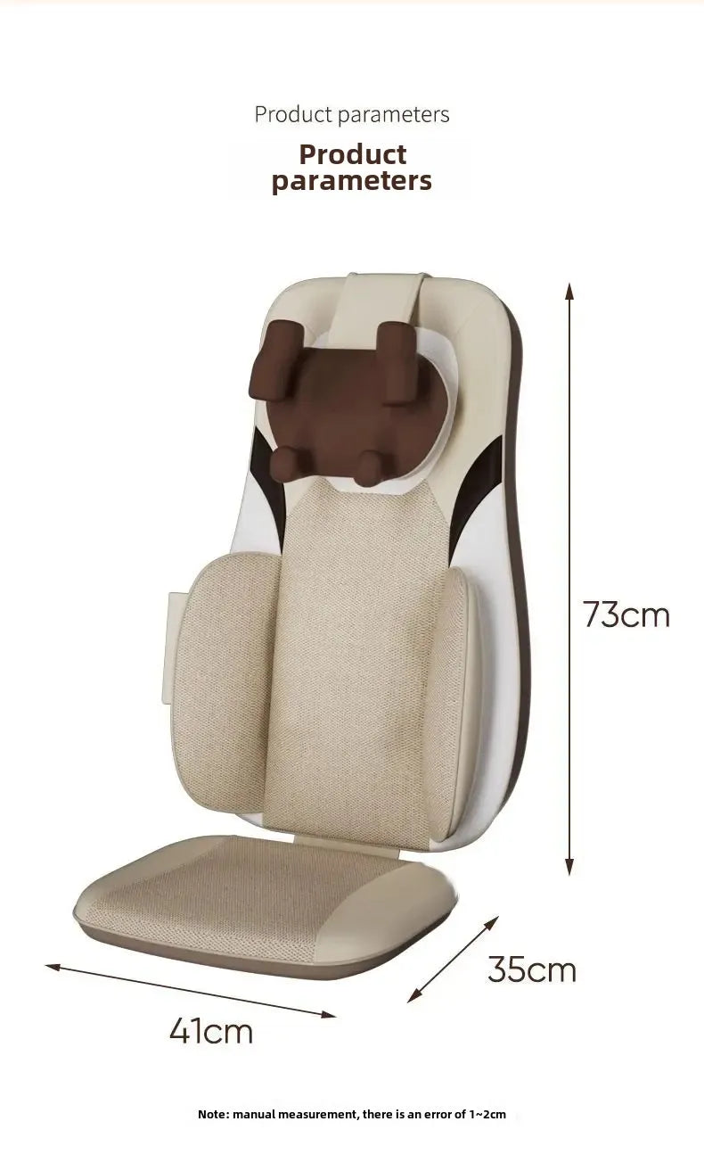 Dual-use Waist Walking Buttocks Cushion Vibrator Cushion for Back, Multifunctional Full Body Massage Mat, Neck and Back Massager