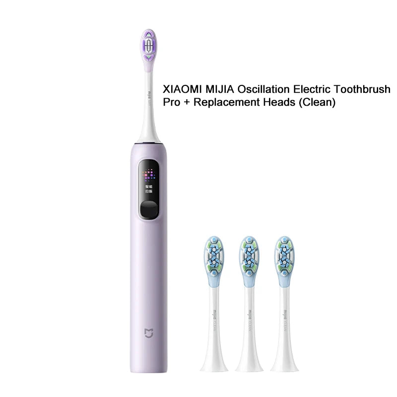 XIAOMI MIJIA Oscillation Electric Toothbrush Pro,Smart 4 Modes,IPX8 Waterproof Sonic Vibration Toothbrushes,180-day Battery Life