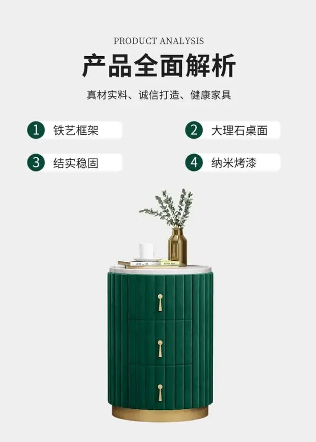 Mobile Side Bed Pink Nightstands Small Modern Modern Luxury Nightstands Space Saving Meuble De Rangement Storage Furnitures