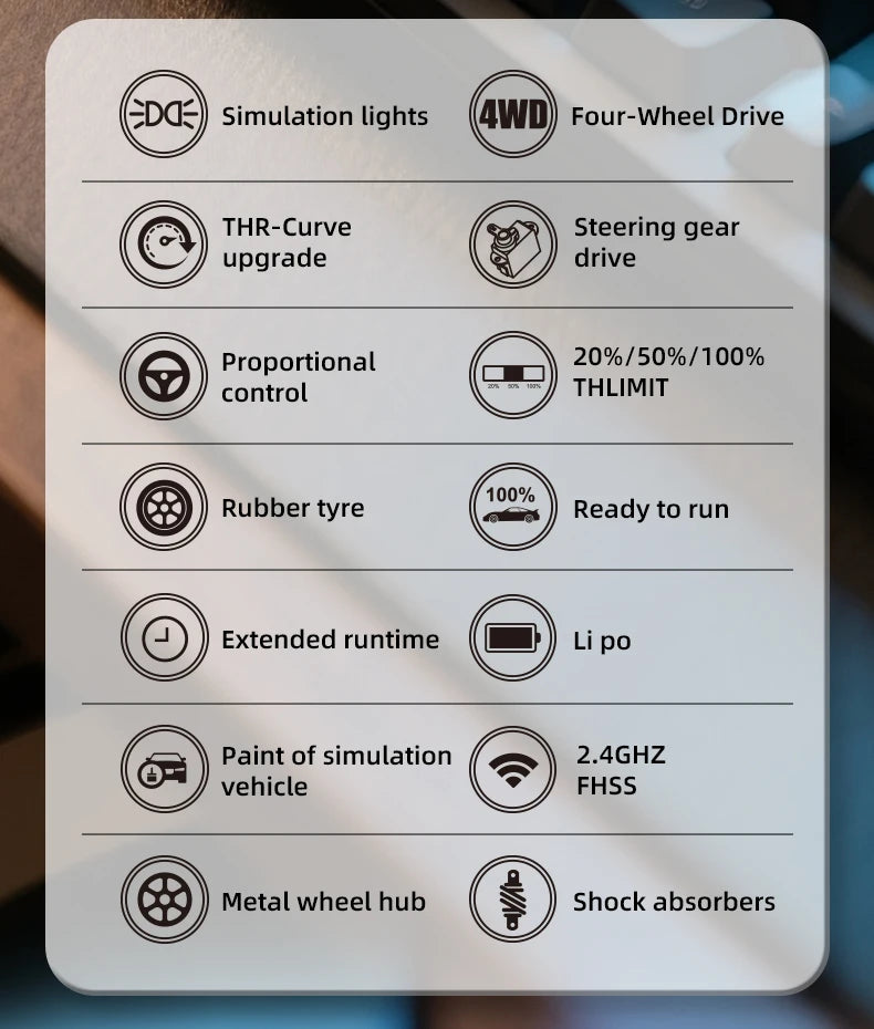 1/36 RC Crawler Car 4WD Mini Radio Control Off-road Vehicles Light System RC Car Remote Control RTR Hobby Model Gift