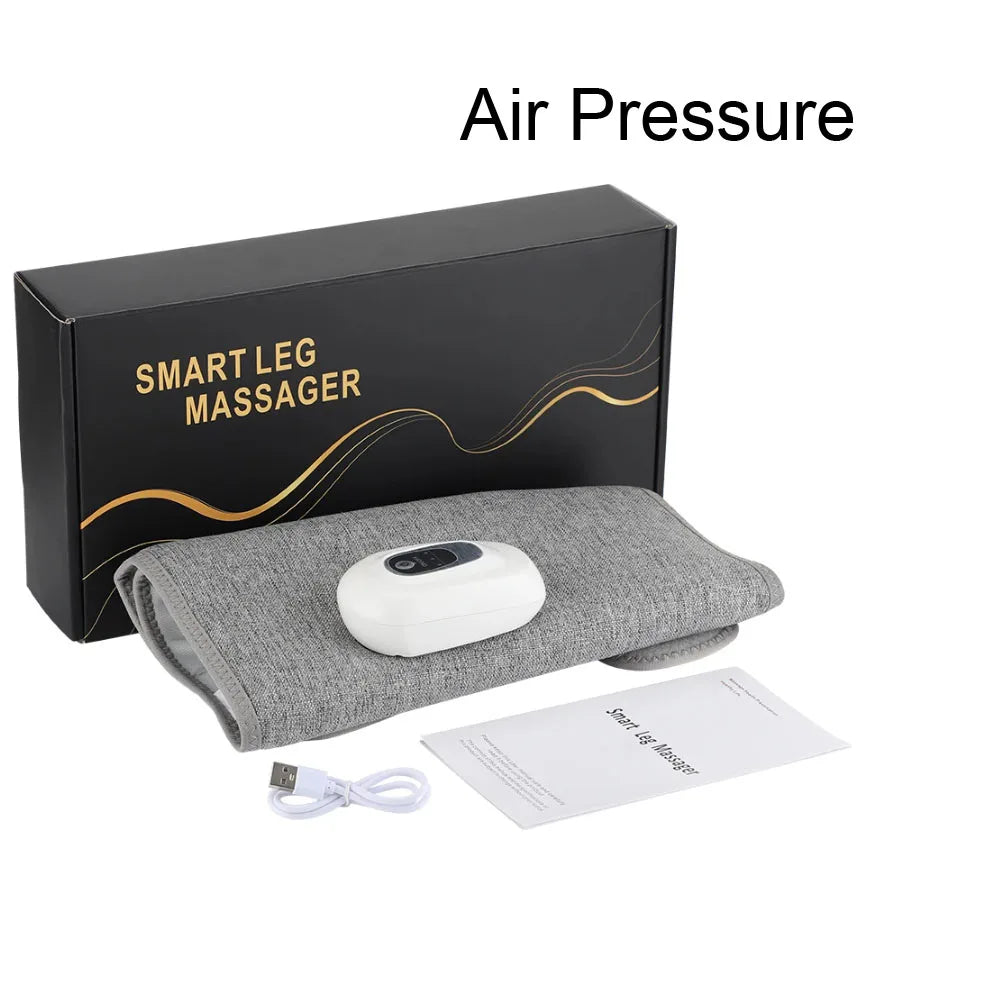 Electric Leg Massager Air Compression Calf Massage Relax Leg 3 Modes 360° Air Pressure Air Bag Leg Massage Rechargeable