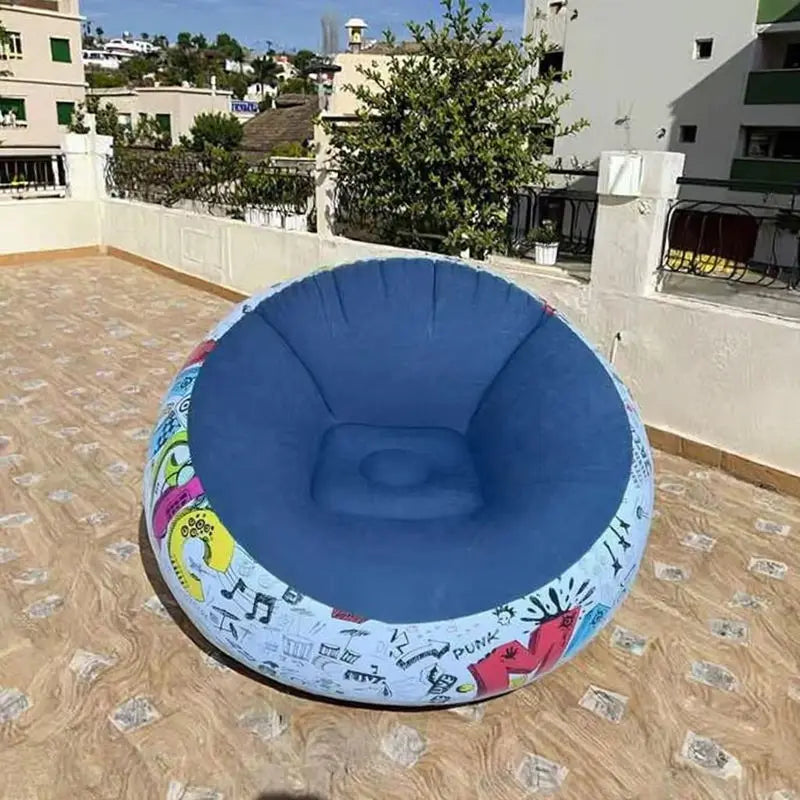 1PC Thickened Inflatable Lazy Sofa Lounge Chair – Perfect for Outdoor Courtyards & Indoor Leisure