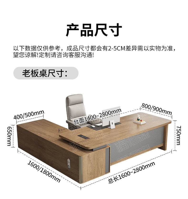 Boss Simple Furniture Computer Office Table Chair Combination Workshop Seating Desk Crafting Desk With Storage Design Furniture