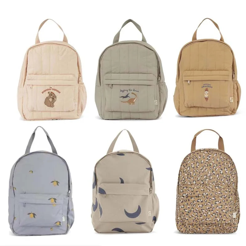 Baby Backpack Parent-child 2022 Kids Schoolbag Kindergarten Bags Travel Mom Cherry Lemon Children's Boys Girls Storage Bag