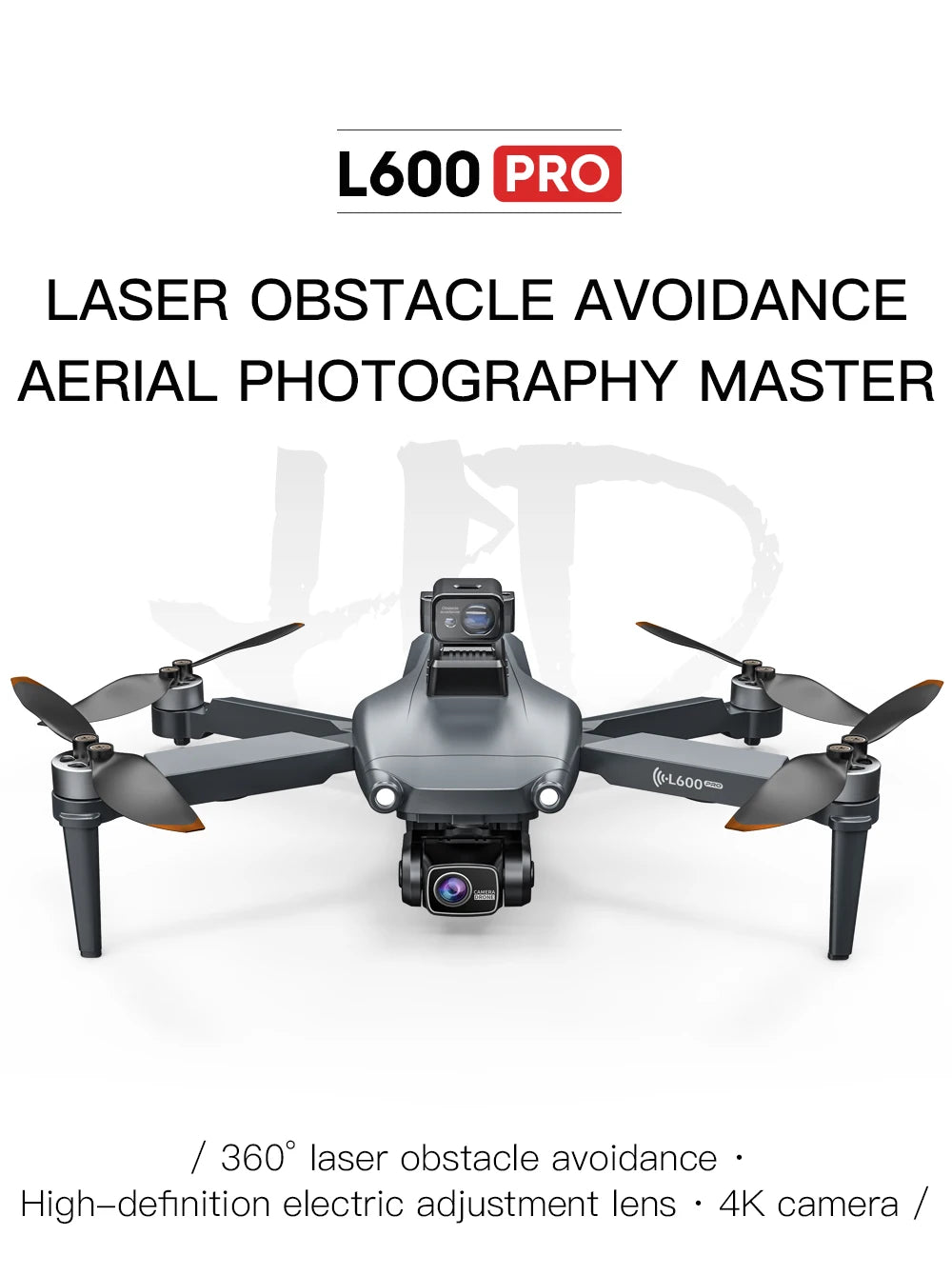 L600 PRO GPS Drone Professional 4K HD Dual Camera 360° Obstacle Avoidance Brushless Motor 5G WIFI FPV RC Quadcopter Toys Dron