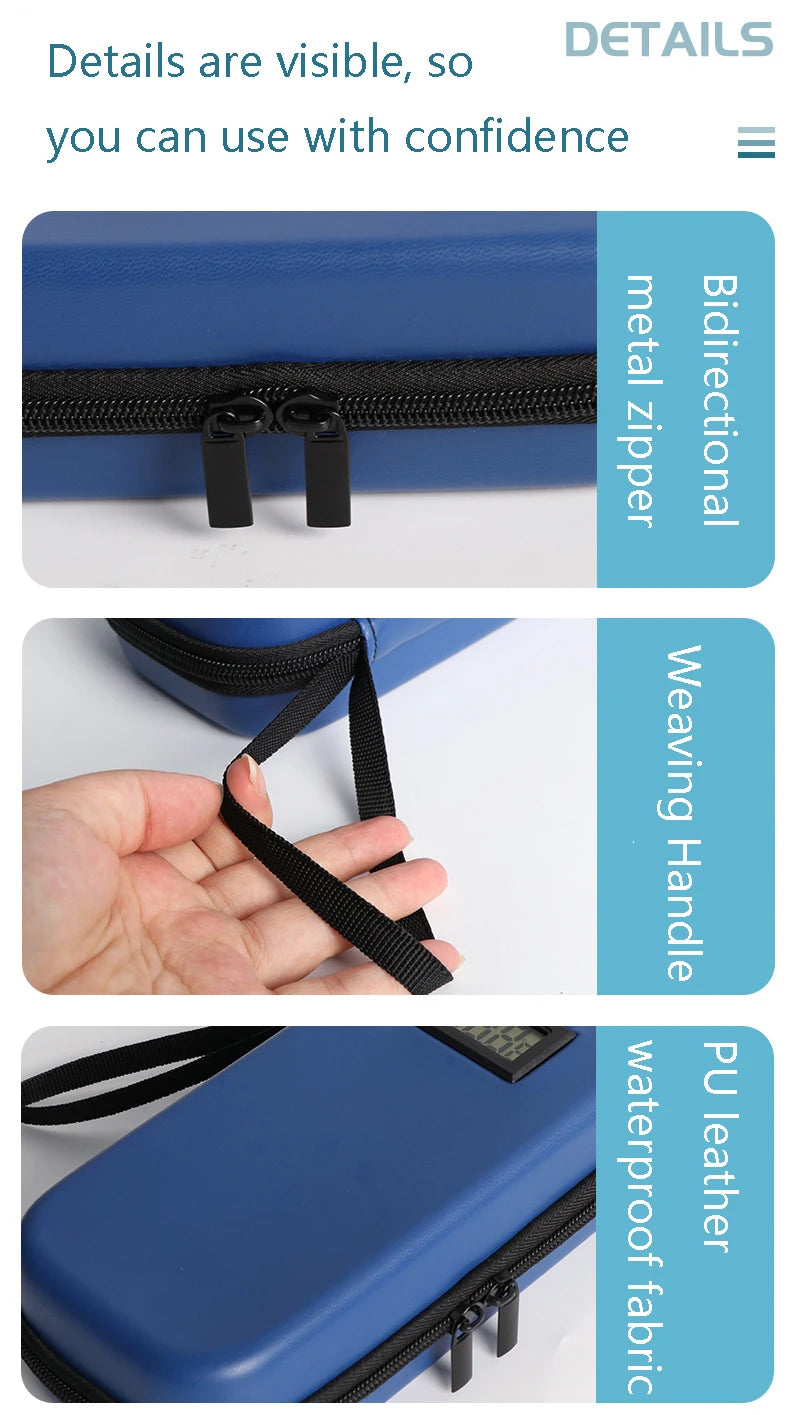 Insulin Cooler Travel Case TSA Approved Portable Medication Organizer with Thermometer and Ice Pack Insulated Diabetic Cooler