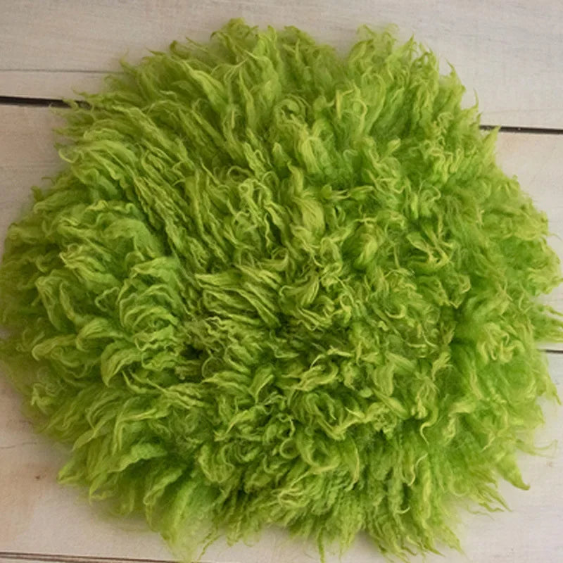 Flokati 100% Wool Blanket Mats Baby Photography Props Newborn Wrap Backdrop Prop for Newborns Photo Shoot Fotografia Accessories