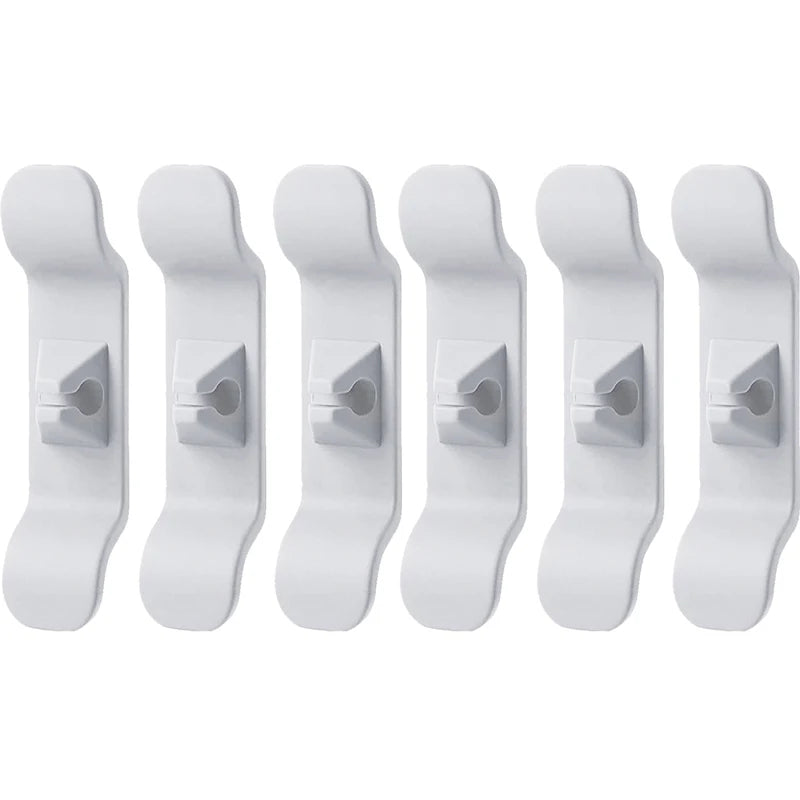 3/6Pcs Cord Wrapper Hooks Clip Cable Wire Organizer Kitchen Appliance Wire Winding Protection Household Appliances Cable Winder