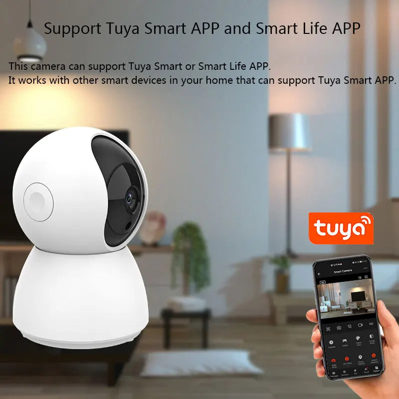 1080P Tuya Smart Mini WiFi IP Camera Indoor Wireless Surveillance Auto Tracking Of Human Home Security CCTV Baby Pet Monitor