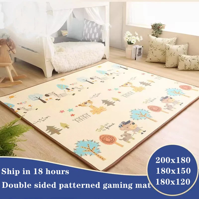 Non-toxic Thicken 180x120cm Baby Activities Crawling Play Mats EPE Baby Activity Gym Room Game Mat for Children's Safety Mat Rug