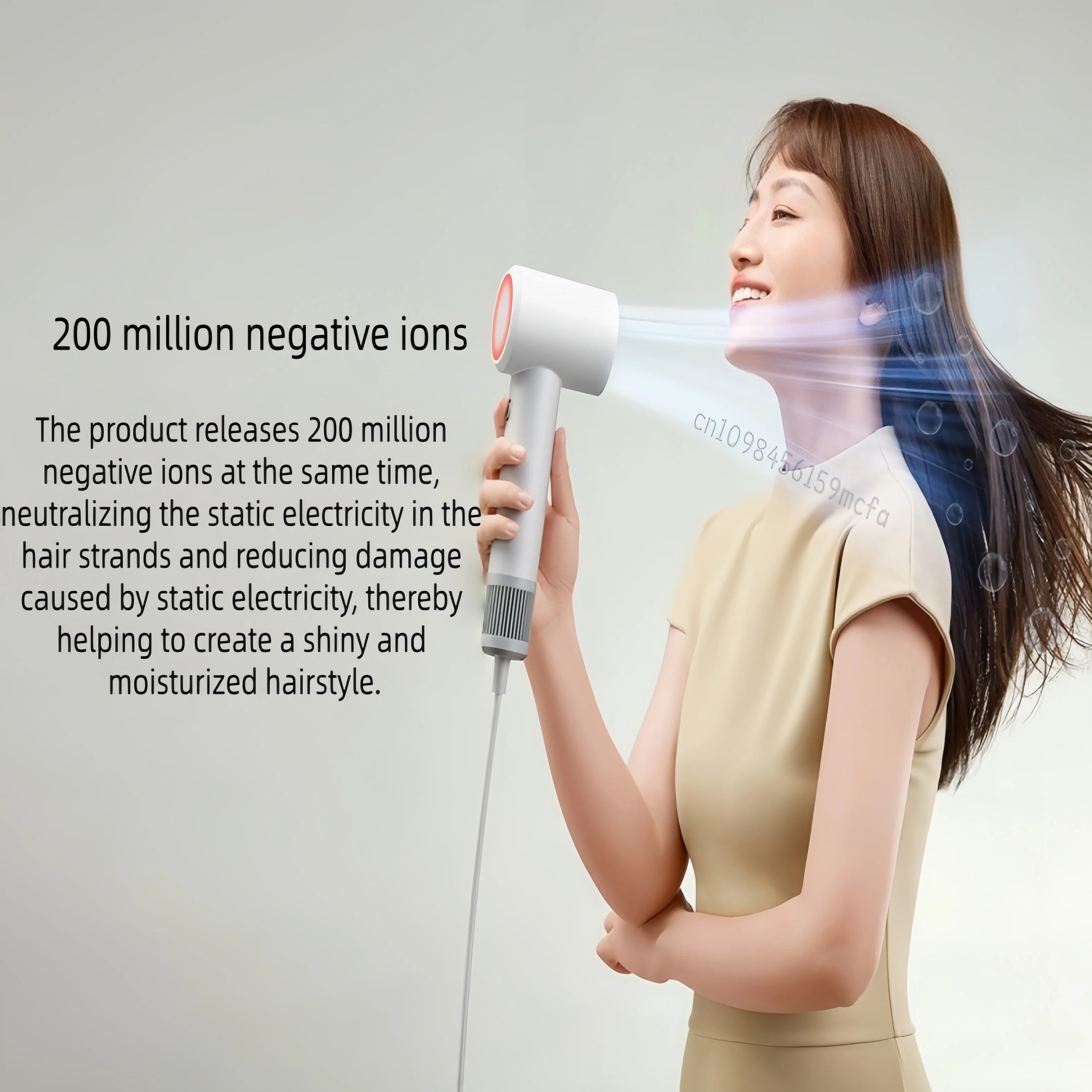 XIAOMI MIJIA H501 SE High Speed Hair Dryer 62m/s Wind Speed Negative Ion Hair Care 110,000 Rpm Professional Dry 220V CN Version