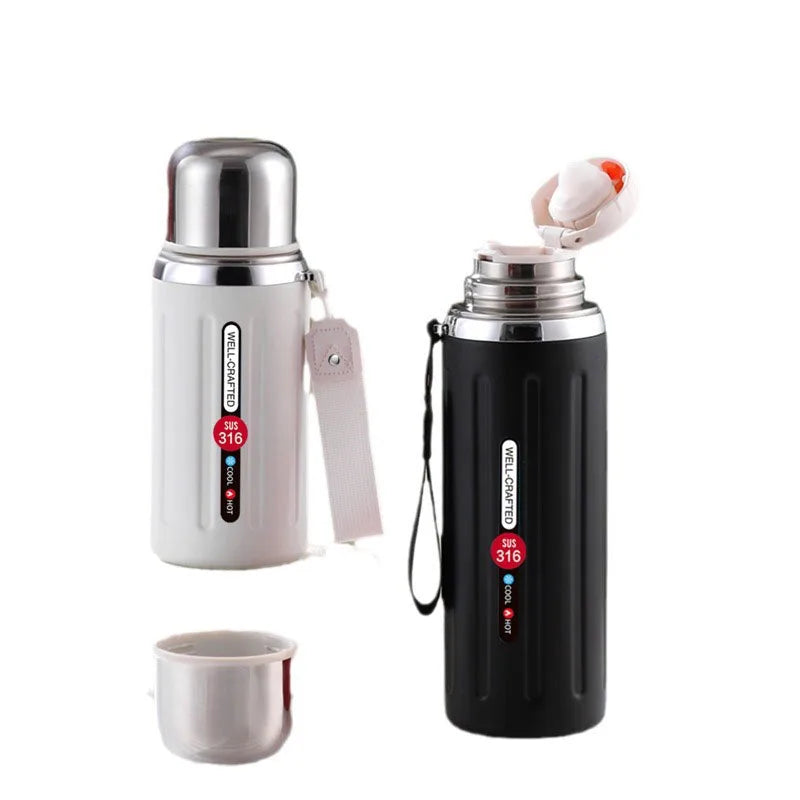 Thermos Bottle Vacuum Flasks Tumbler 316 Stainless Steel Thermal Water Bottle Keep Hot And Cold Insulated Cup Drinkware