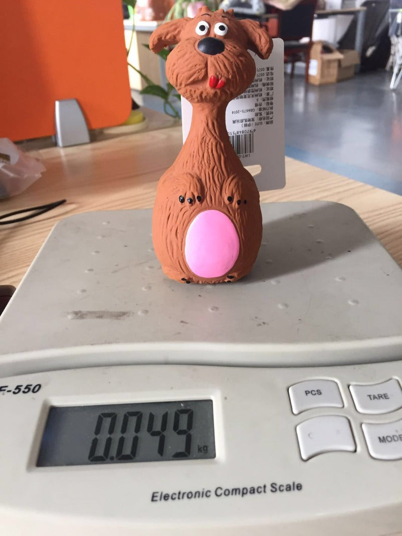 Dog Voice Toy Cartoon Shape Teddy Fadou Teeth Grinding Cleaning Plaything Rubber Anti Bite Training Pets Dogs Toys Pet Supplies