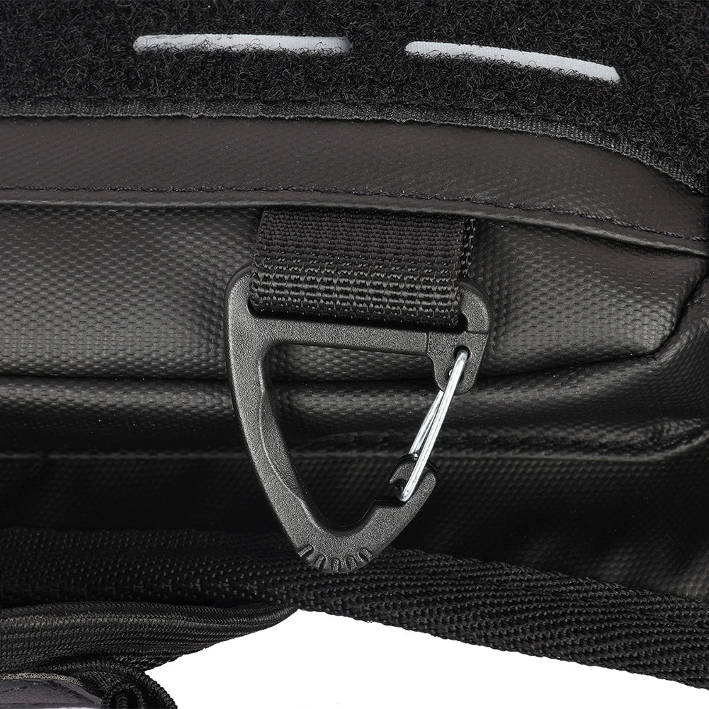 Sports Chest Bag Lightweight Front Chest Pack Running Vest Bag With Pocket Phone Holder Large Capacity Waterproof Tactical Vest