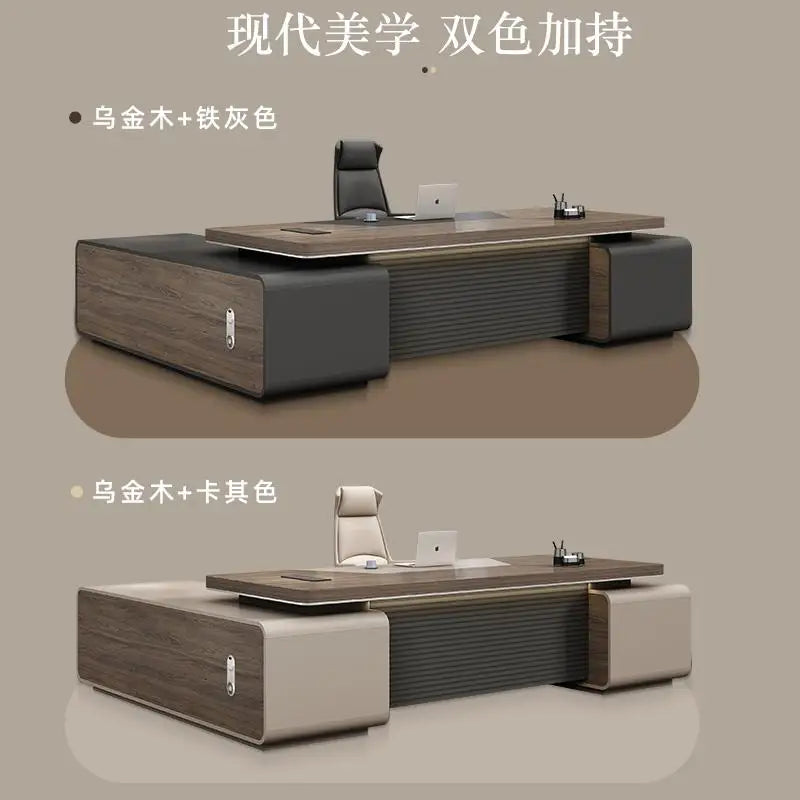 L Shaped Room Desks Computer Commercial Designer Cabinet Table Decoration Chairs Fancy Storage Beistelltisch Furniture