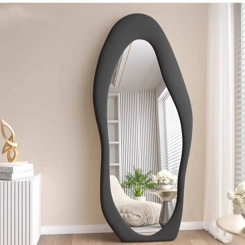 Oval Bed Room Mirrors Full Body Standing Nordic Design Luxury Mirrors Full Body Living Room Espejos Decorativos Room Decoration
