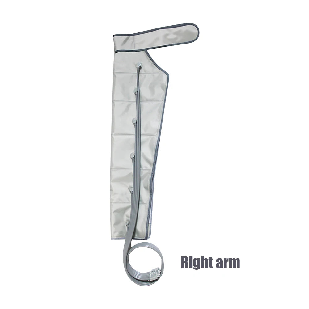 6 Air Chambers Leg Compression Massager Pressotherapy Massage Apparatus Therapy Arm Waist Pneumatic Air Wraps  Relax Pain Relief