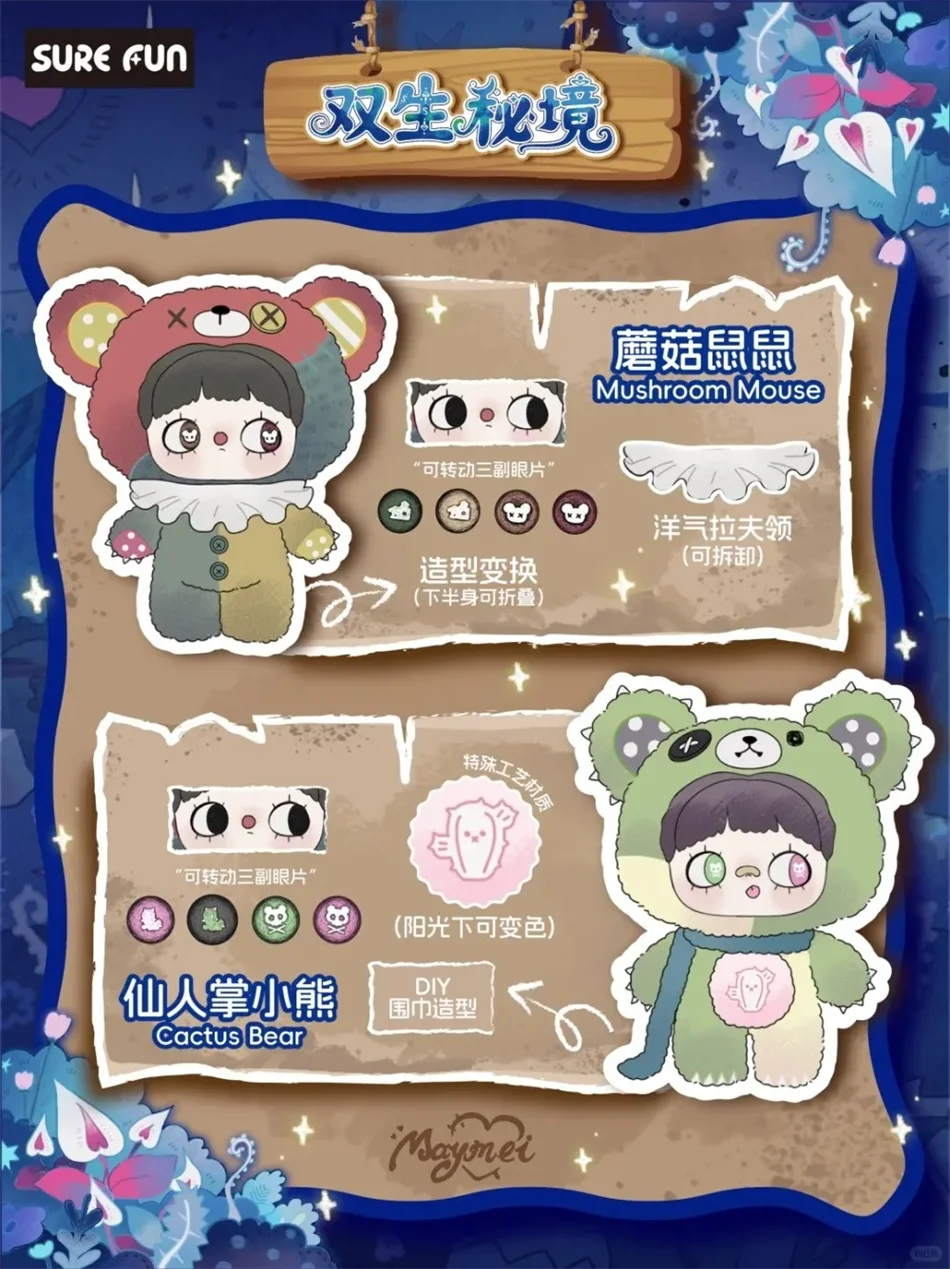 Original Nommi Fruit Interesting Maymei V4 Series Blind Box Bags Keychains Pendant Vinyl Figurines Dolls Holiday Gift In Stock