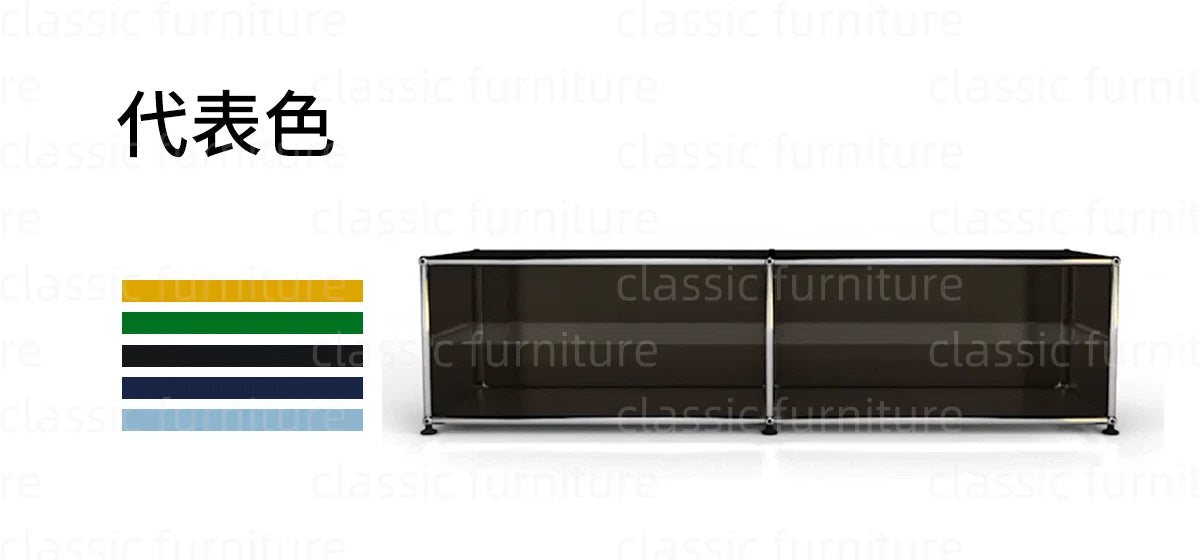 Modular Module Furniture Magazine CD Display Customized Metal Stainless Steel Cabinet  Storage  Sideboard Shelf DIY Living Room