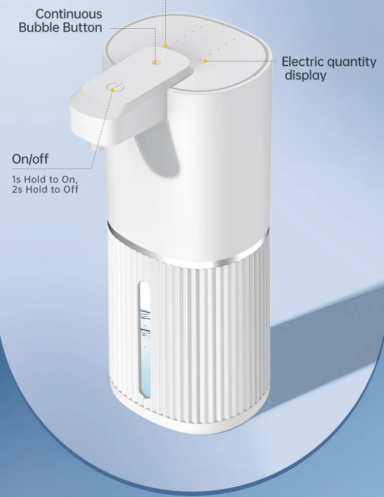 Automatic Soap Dispenser Touchless Foaming Soap Dispenser 380ml USB Rechargeable Electric Foam Soap Dispenser Drip/Foam Optional