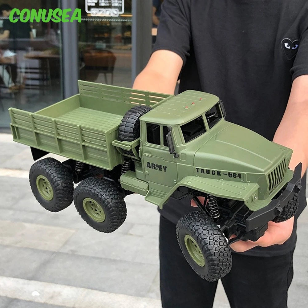 JJRC 1/18 Rc Car Off-Road  2.4G Radio Controlled Car Military Electric Machine 10Km/h Rc Buggy Children's Cars Toys for Boys kid