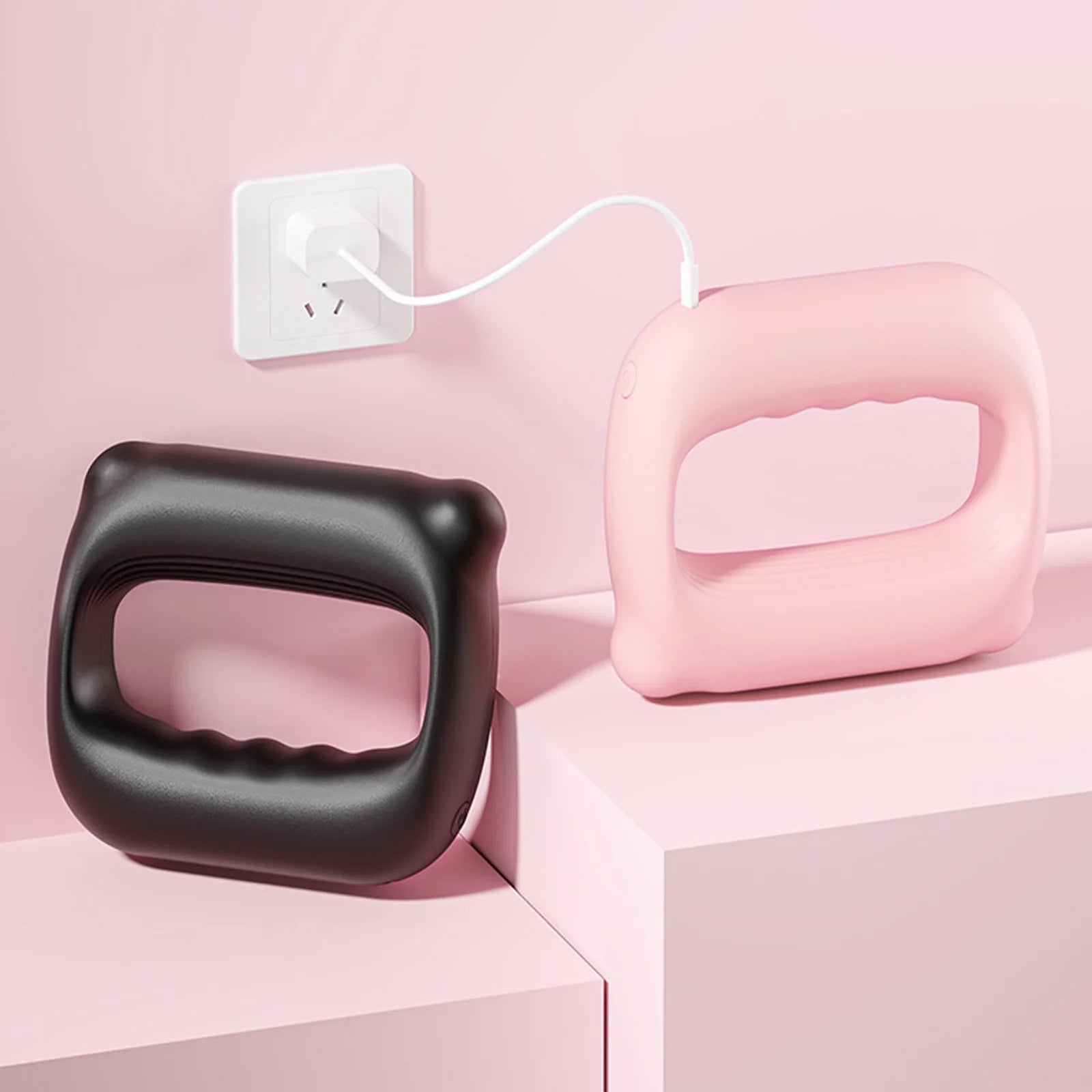 Portable Percussion Fascia Ring USB Charging Massage Belt Vibrating Neck Membrane Massage Relaxation Shoulder Massage