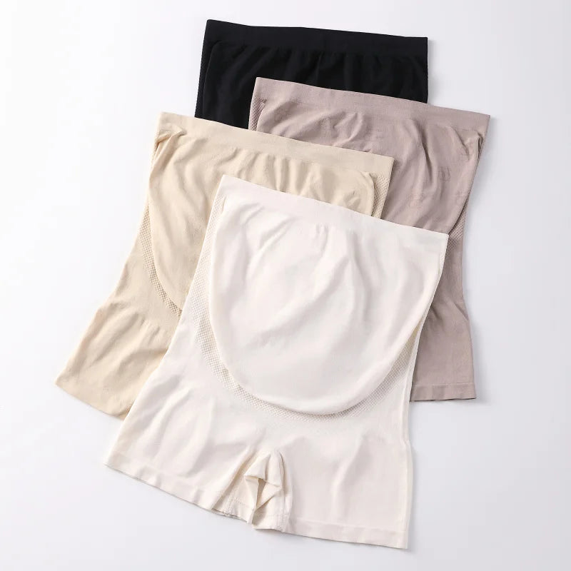 Seamless Panties for Women Boxer Safety Pants Comfort Pregnant Clothes Soft Breathable Maternity Underwear Plus Size Panties