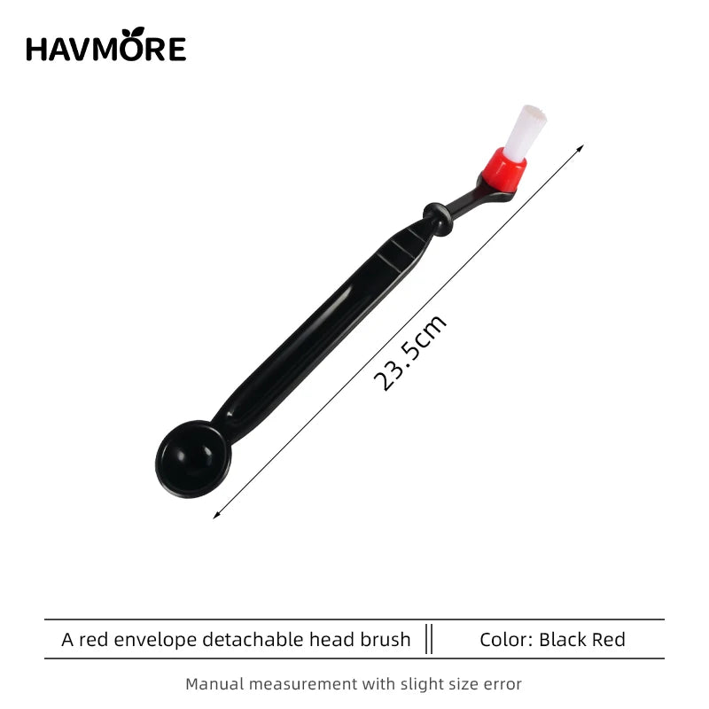 Food Grade Coffee Machine Cleaning Brush Long Handle Replaceable Cleaning Coffee Machine Cleaning Brush