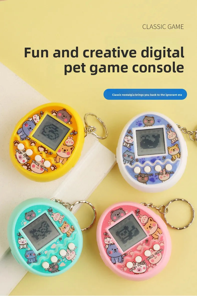 Electronic Pets Kids Game Toys Mini Handheld Game Console Virtual Tamagotchi For Kids Pixel Screen Game Machine Children's Toys