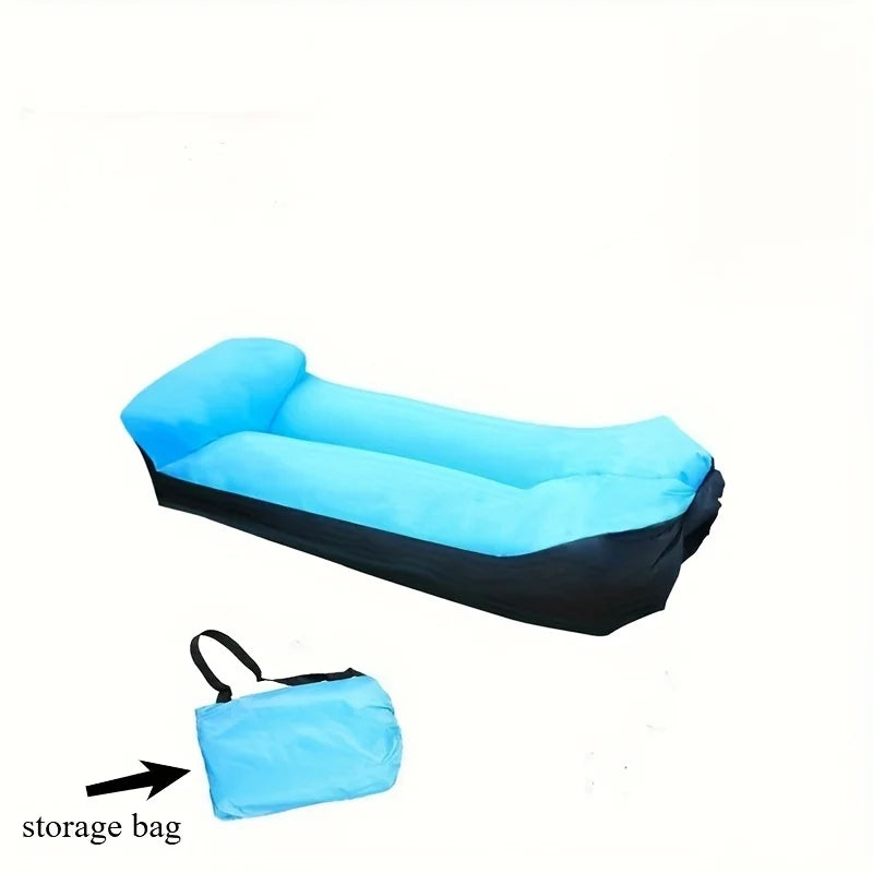 Portable Inflatable Sofa Chair - Quick Inflation and Deflation, Sofa with Storage Bag, Suitable for Travel, Camping - Picnicking