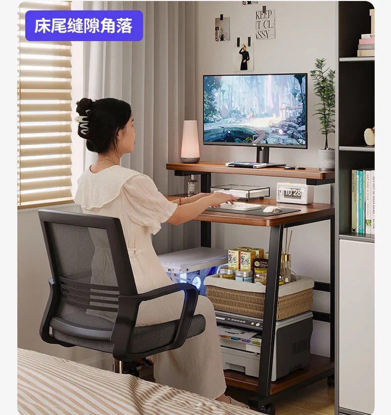 Computer Desk Desktop Small Home Mini Mobile Learning Notebook Bedroom Bedside Table