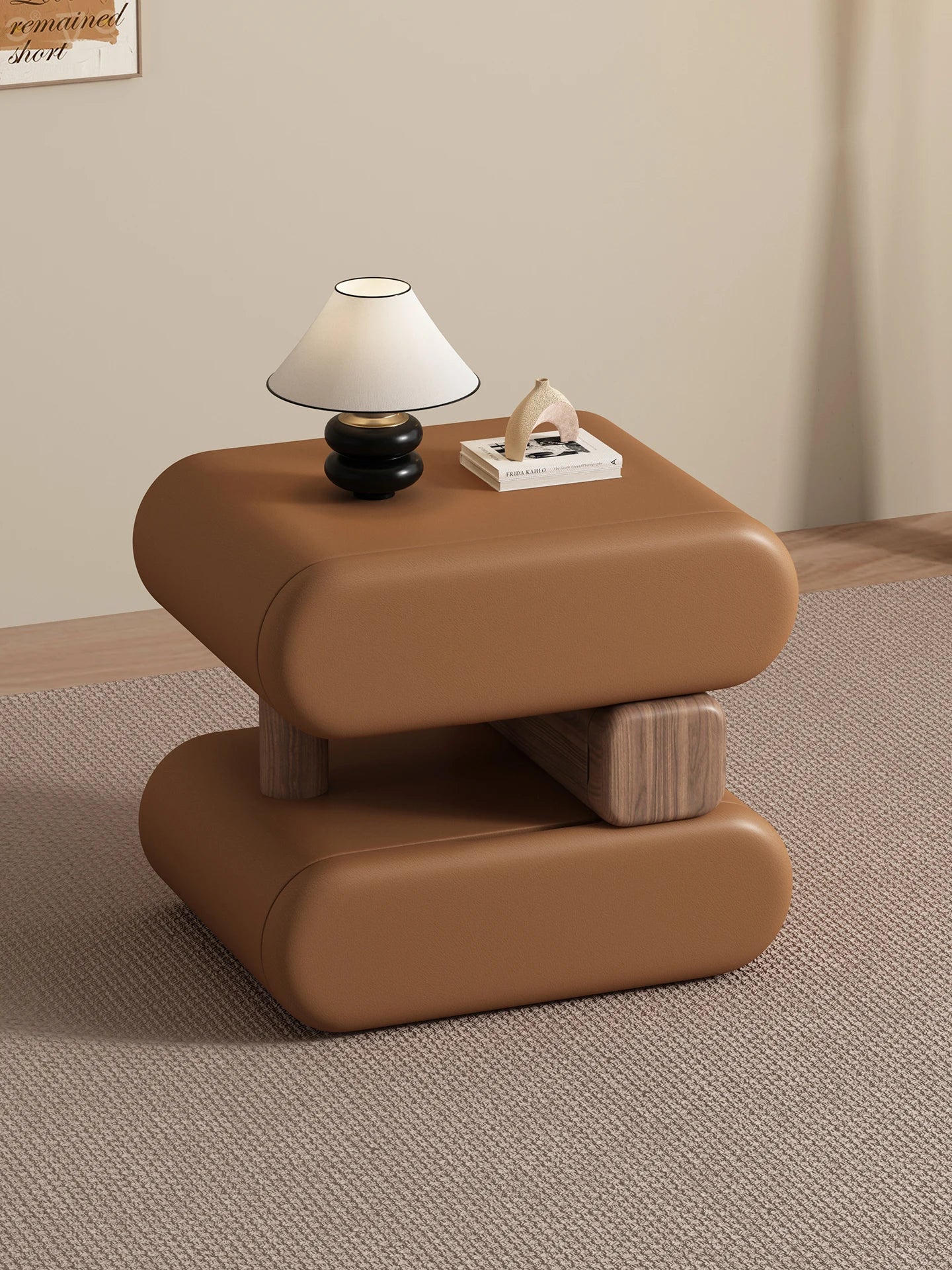 Cream Style Elegant Nightstands Space Saving Glamour Luxury Bedside Tables Trendy Creative Table De Chevet Bedroom Furniture