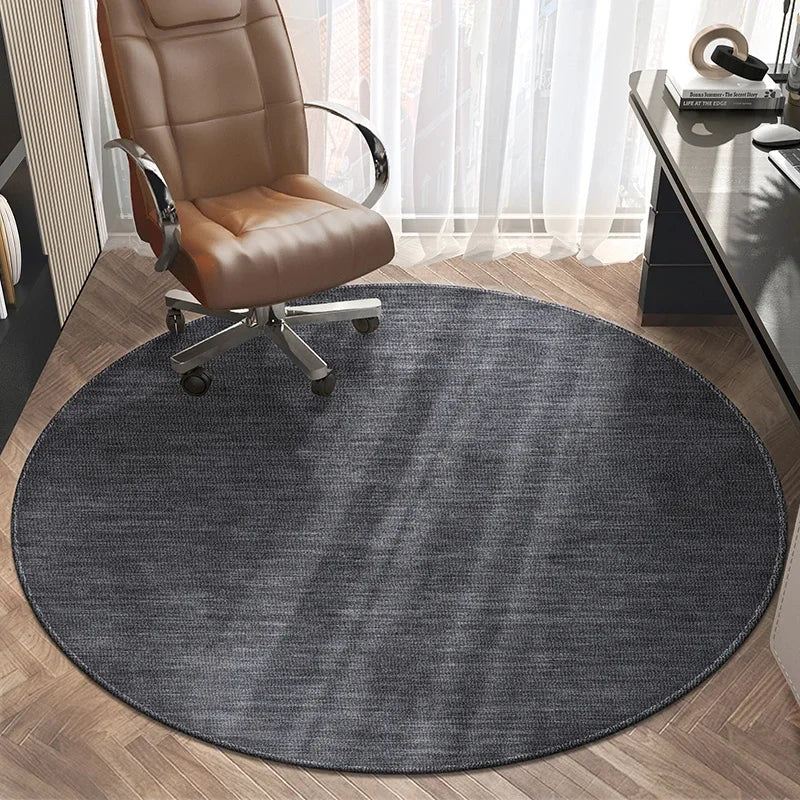 Bedroom round floor mat dirt resistant round carpet office computer gaming swivel chair rocking table study stool under study