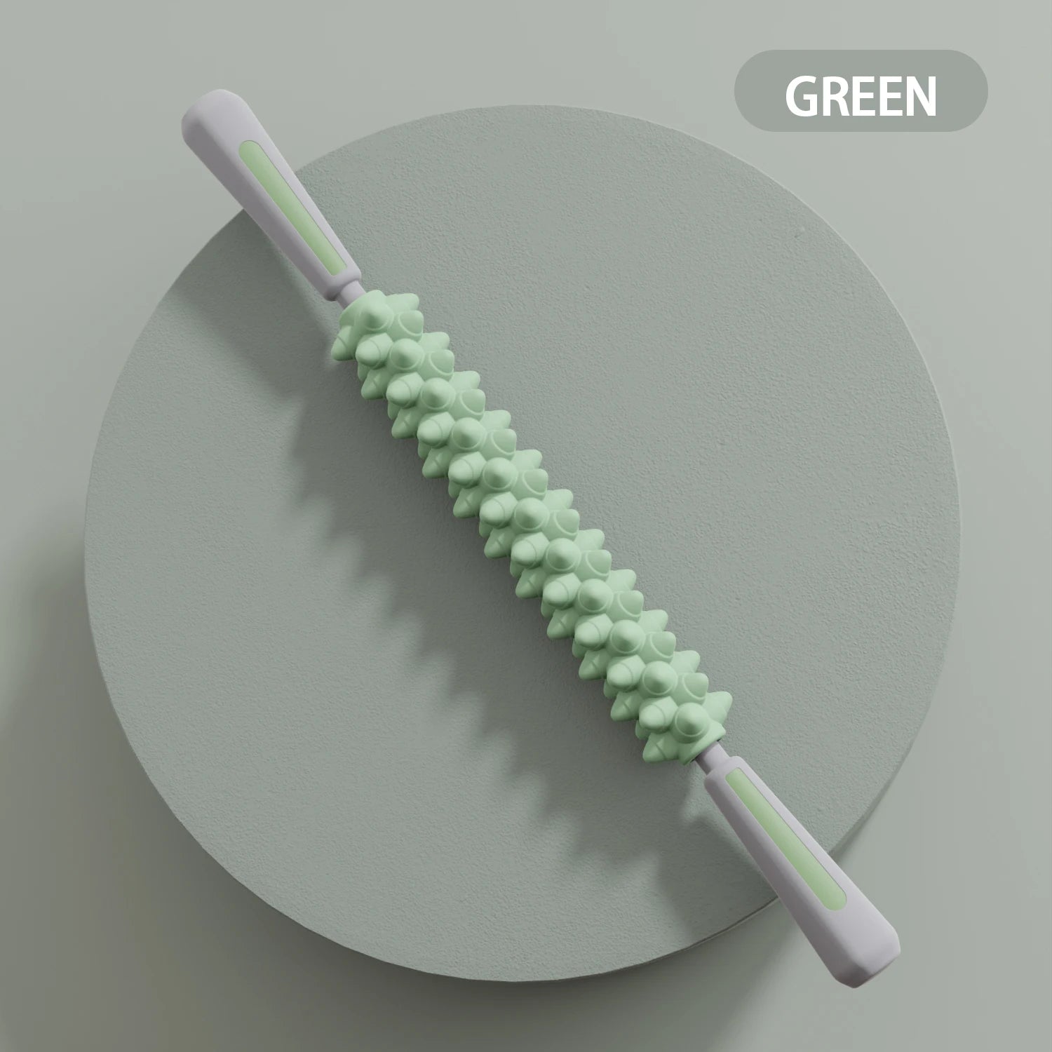 Yoga Massage Stick Yoga Fitness Wolf Teeth Muscles Massage Stick Calves Thighs Quadriceps Arm Forearm Relaxation Artifact Roller