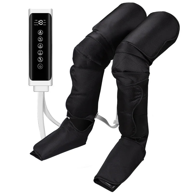 Home Air Wave Leg Massager with Intelligent Inflatable Air Pressure Therapy for Circulation Beauty Instrument