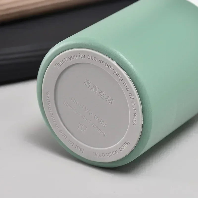 Stainless Steel Vacuum Flask Gift Set Business Style Thermos Bottle Outdoor Travel Insulation Cup for Couple Office Drinkware