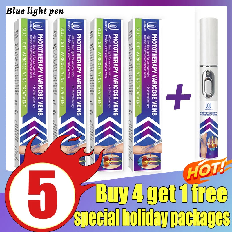 2025 Hᴏᴛ Sᴇʟʟɪɴɢ Pʀᴏᴅᴜᴄᴛs: Vein Leg Massager, Upgraded Second Generation, Blue Light Laser Tool Root Repair