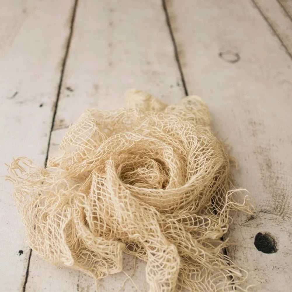 0-1 Month Baby Photography Props Baby Girl Bow Headband + Head Flower Infant Shoot Lace Background Mat Newborn Photo Accessories