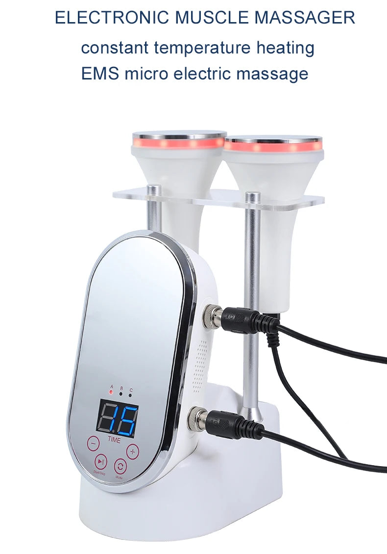 Treatment, physiotherapy equipment Electronic muscle massager constant temperature heating micro electric massager