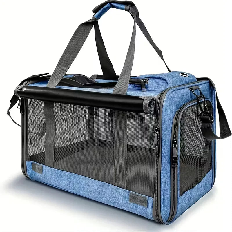 [Airline Approved Pet Carrier] Durable, Breathable Medium Cat And Small Dog Carrier
