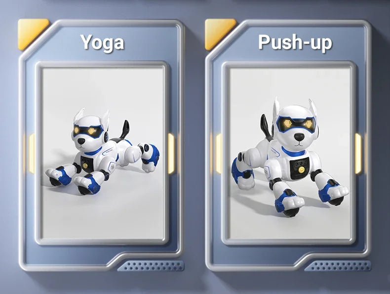 JJRC New Product R27 Smart Voice Robot Dog - Kids' Electronic Pet, Early Education Interactive Toy Robot Halloween Gift