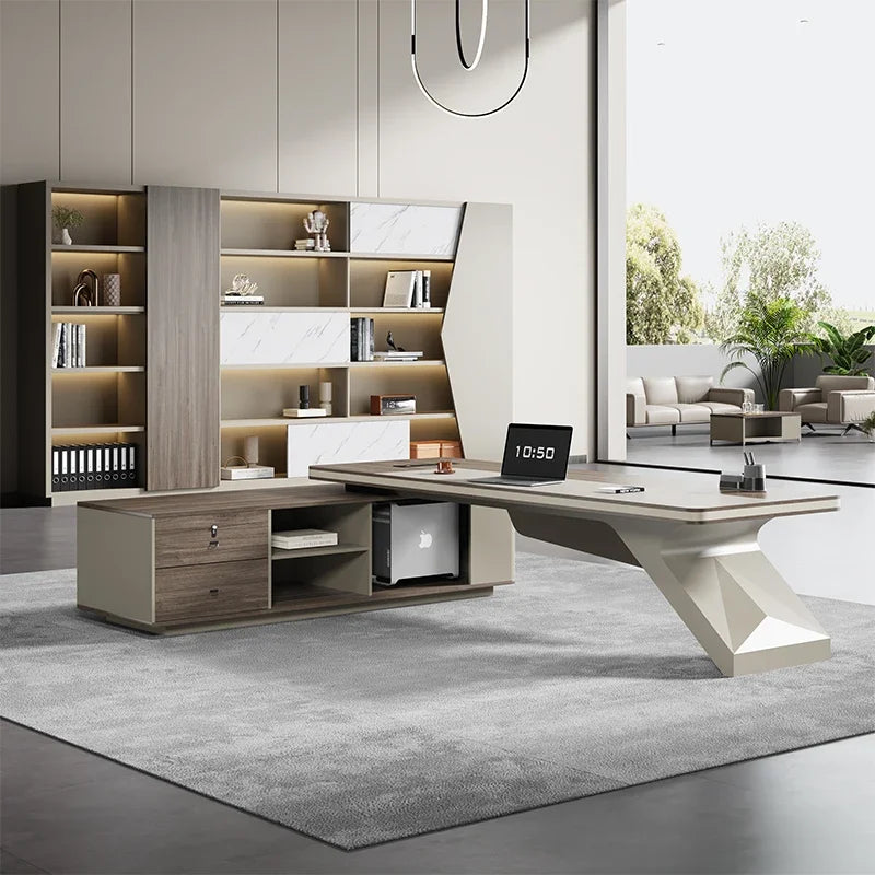 Organizer Designer Office Tablet Asthetic Monitor Executive Office Desk Study Gaming Escritorios De Computadora Furniture