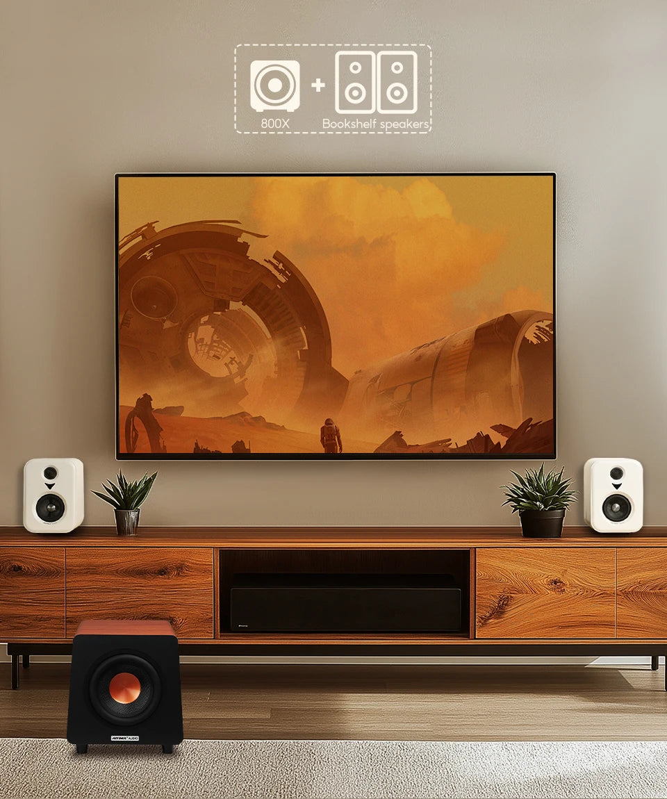 AIYIMA  Upgrade S400 Audio Bookshelf Active Speakers Studio Monitor 3 Inch Bluetooth USB DAC HiFi Home Subwoofer System TV PC