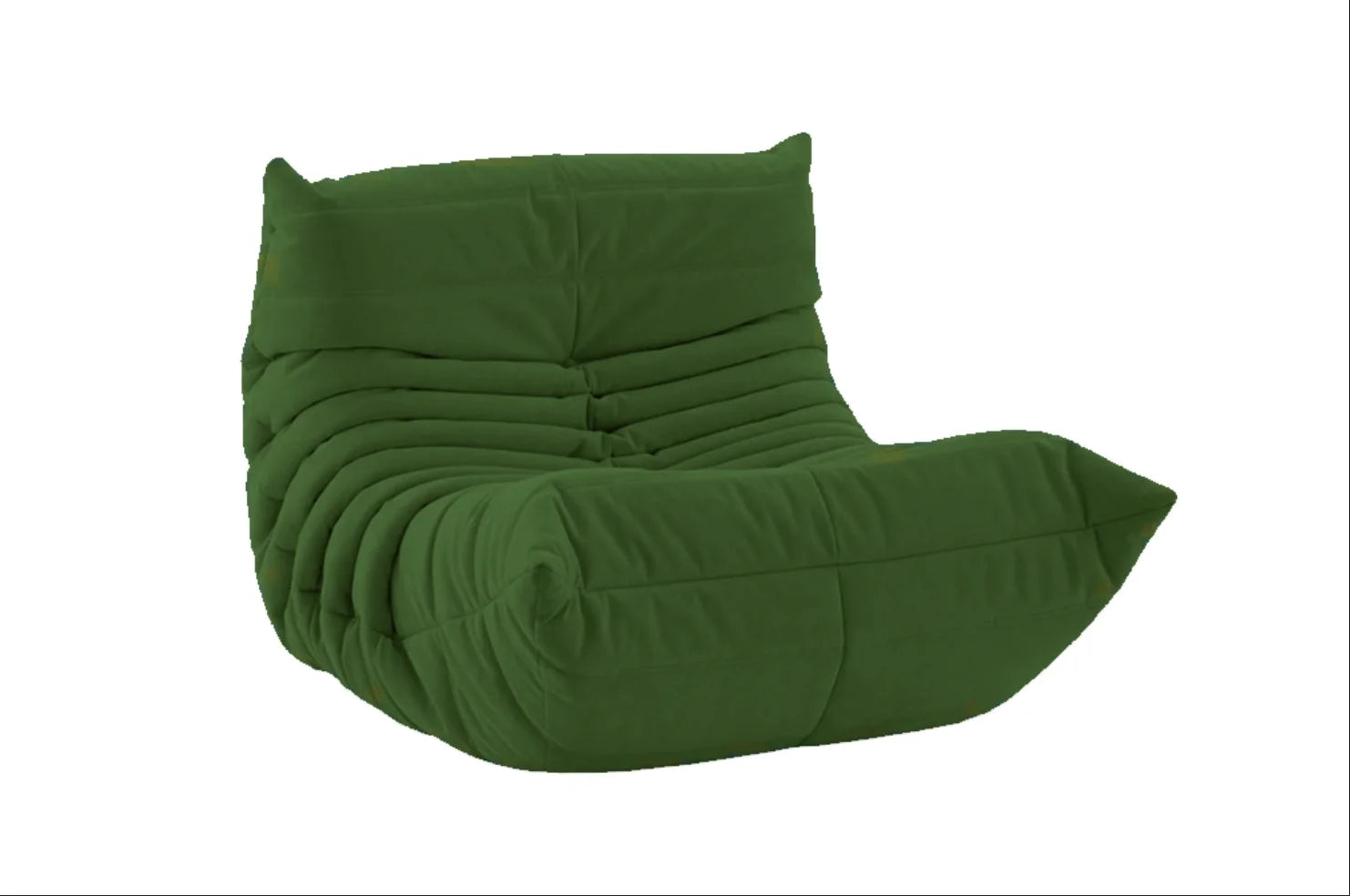 Collection house designer togo floor-to-ceiling single sofa Nordic balcony study lazy caterpillar Internet celebrity cream sofa