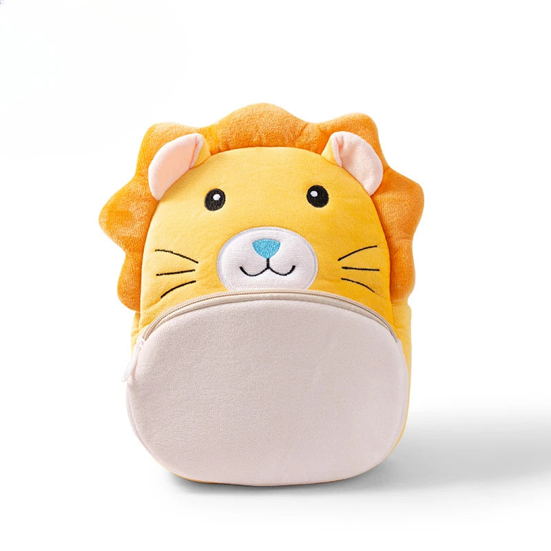 Popular Plush Backpack for Kindergarten Boys and Girls Children's Backpack for Babies Anti Lost Backpack for Babies Super Cute