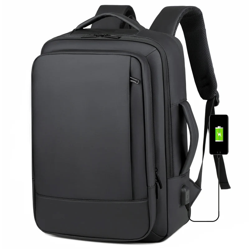 Rilibegan Men Travel Backpack Expand Oxford Big Capacity USB Charge Business Male Backpacks Computer Men Backpacks
