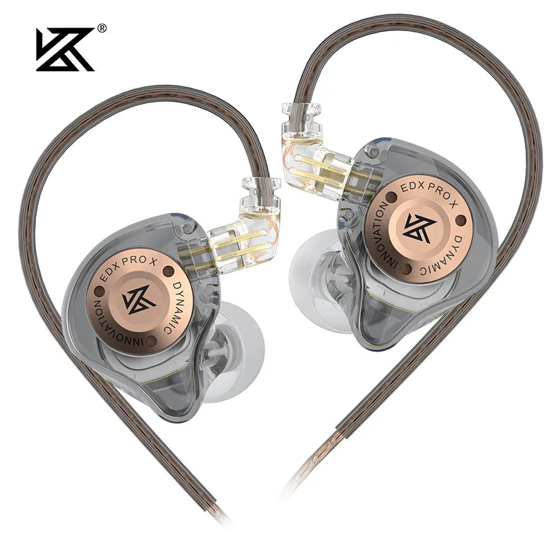 KZ EDX PRO X high-performance 10mm dynamic Hifi in ear sports music live monitoring wired headphones